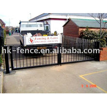 wire fence gate